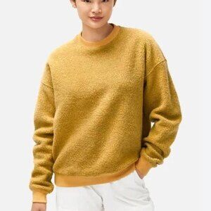 Outdoor Voices Yellow Gold Megafleece Crewneck Sweatshirt 35338